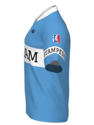 Podiumwear Men's Silver Short Sleeve MTB Jersey - New Fabric 2025!