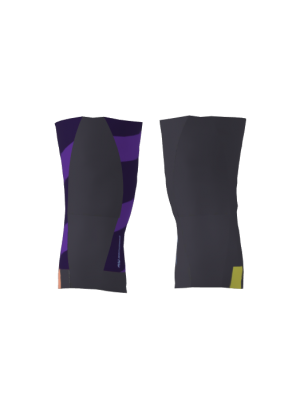 Podiumwear Dyed Black Kneewarmers