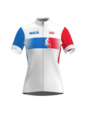 Podiumwear Women's Silver Full Zip Jersey