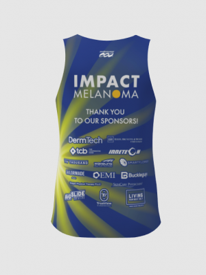 Podiumwear Men's Singlet (Nordic Skiing) Back View