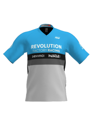 Podiumwear Men's Silver Short Sleeve MTB Jersey - New Fabric 2025!