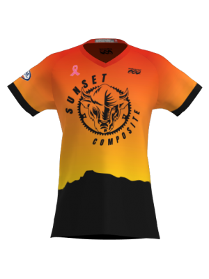 Podiumwear Women's Silver Short Sleeve MTB Jersey - NEW FABRIC 2025!