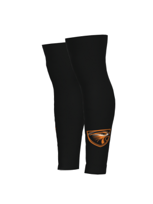 Podiumwear Dyed Black Legwarmers