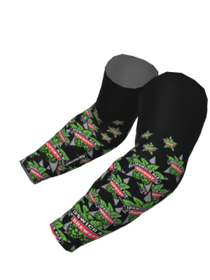 Podiumwear Dyed Black Armwarmers