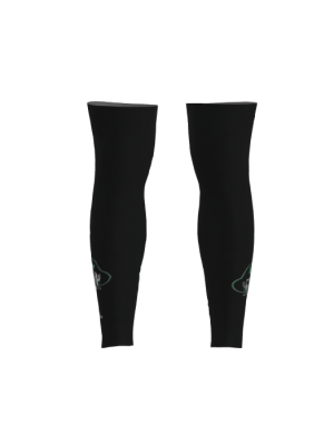Podiumwear Dyed Black Legwarmers