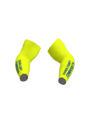 Podiumwear Dyed Black Armwarmers