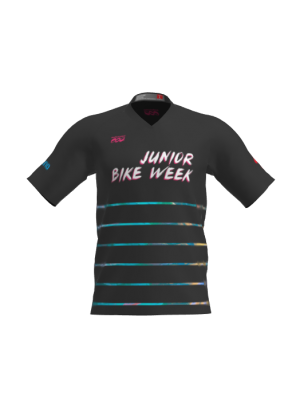 Podiumwear Men's Silver Short Sleeve MTB Jersey - New Fabric 2025!