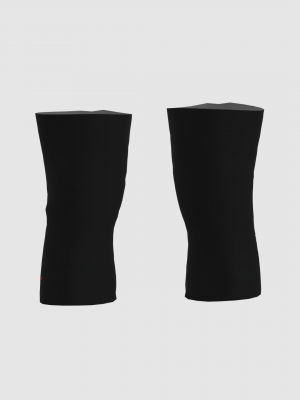 Podiumwear Dyed Black Kneewarmers