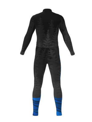 Podiumwear Unisex Silver Two-Piece Race Suit