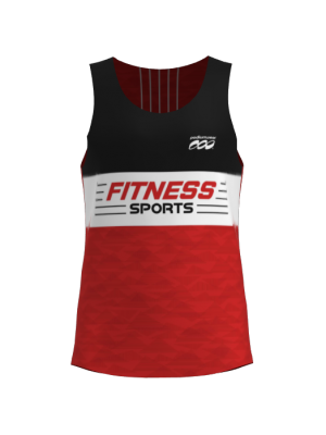 Podiumwear Men's Singlet (Nordic Skiing) Front View