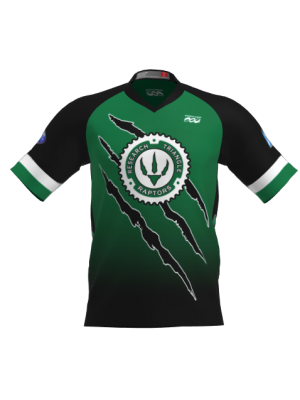 Podiumwear Men's Silver Short Sleeve MTB Jersey - New Fabric 2025!