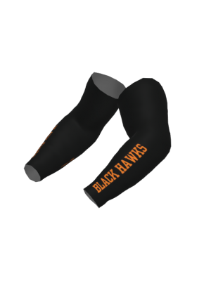 Podiumwear Dyed Black Armwarmers