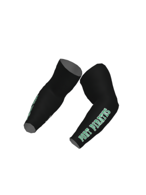 Podiumwear Dyed Black Armwarmers