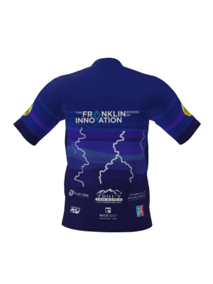 Podiumwear Men's Silver Short Sleeve MTB Jersey - New Fabric 2025!