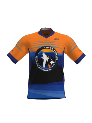 Podiumwear Men's Silver Short Sleeve MTB Jersey - New Fabric 2025!