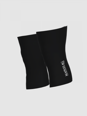 Podiumwear Dyed Black Kneewarmers