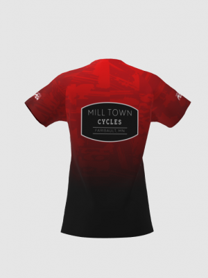 Podiumwear Women's Silver Short Sleeve MTB Jersey - NEW FABRIC 2025!