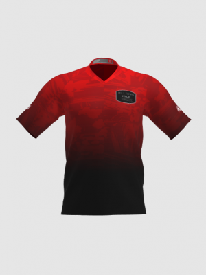 Podiumwear Men's Silver Short Sleeve MTB Jersey - New Fabric 2025!