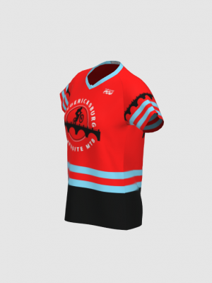 Podiumwear Women's Silver Short Sleeve MTB Jersey - NEW FABRIC 2025!