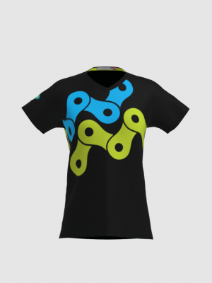 Podiumwear Women's Silver Short Sleeve MTB Jersey - NEW FABRIC 2025!