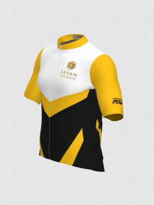 Podiumwear Men's Gold Full Zip Jersey