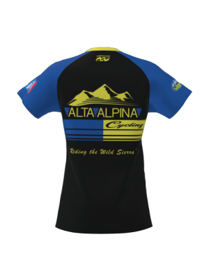 Podiumwear Women's Silver Short Sleeve MTB Jersey - NEW FABRIC 2025!