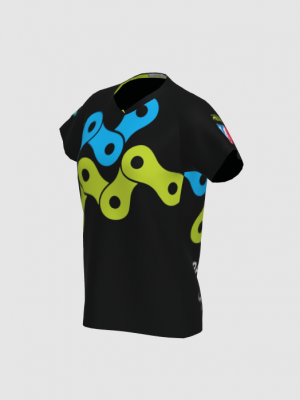 Podiumwear Women's Silver Short Sleeve MTB Jersey - NEW FABRIC 2025!