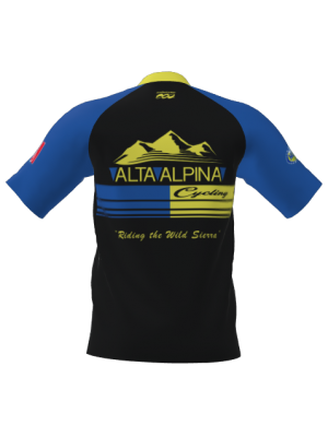 Podiumwear Men's Silver Short Sleeve MTB Jersey - New Fabric 2025!