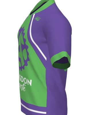 Podiumwear Men's Silver Short Sleeve MTB Jersey - New Fabric 2025!