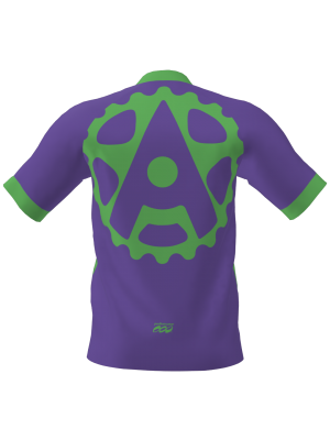 Podiumwear Men's Silver Short Sleeve MTB Jersey - New Fabric 2025!