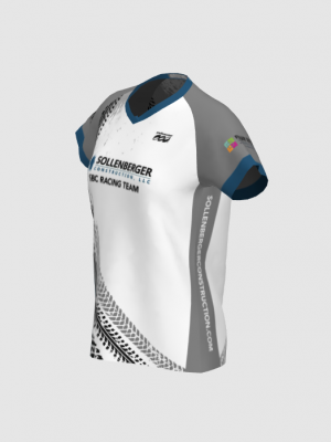 Podiumwear Women's Silver Short Sleeve MTB Jersey