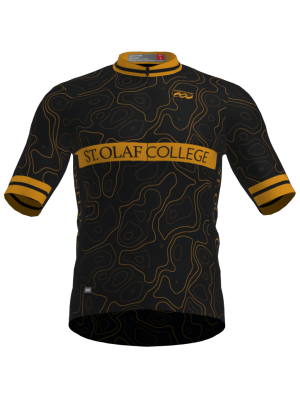 Podiumwear Men's Gold Full Zip Jersey