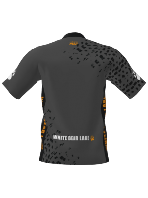 Podiumwear Men's Silver Short Sleeve MTB Jersey - New Fabric 2025!