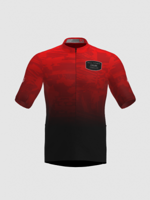 Podiumwear Men's Silver Full Zip Jersey