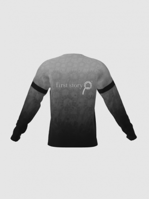 Podiumwear Unisex Silver Long Sleeve Tech Tee - New Fabric 2025!