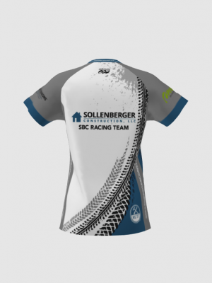 Podiumwear Women's Silver Short Sleeve MTB Jersey