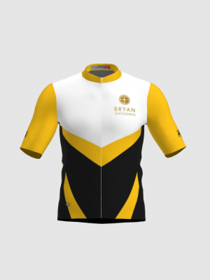 Podiumwear Men's Gold Full Zip Jersey