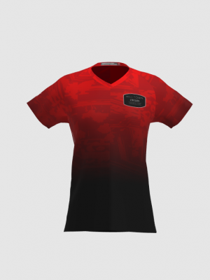Podiumwear Women's Silver Short Sleeve MTB Jersey - NEW FABRIC 2025!