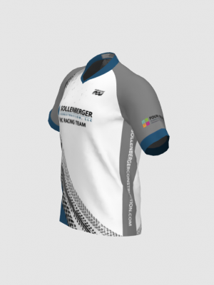 Podiumwear Men's Silver Short Sleeve MTB Jersey