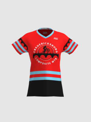 Podiumwear Women's Silver Short Sleeve MTB Jersey - NEW FABRIC 2025!