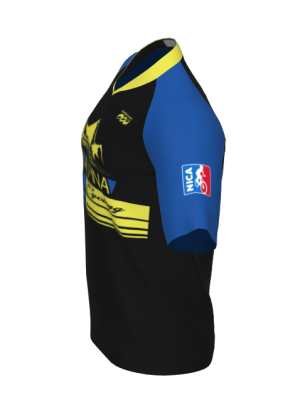 Podiumwear Men's Silver Short Sleeve MTB Jersey - New Fabric 2025!