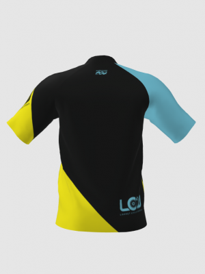 Podiumwear Men's Silver Short Sleeve MTB Jersey - New Fabric 2025!