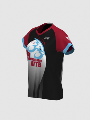 Podiumwear Women's Silver Short Sleeve MTB Jersey - NEW FABRIC 2025!