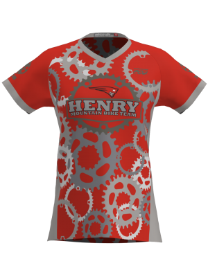 Podiumwear Women's Silver Short Sleeve MTB Jersey - NEW FABRIC 2025!