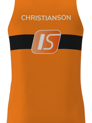 Podiumwear Men's Singlet (Nordic Skiing) Back View