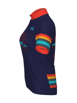 Podiumwear Women's Silver Full Zip Jersey