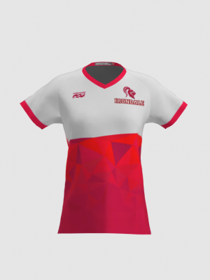 Podiumwear Women's Silver Short Sleeve MTB Jersey - NEW FABRIC 2025!