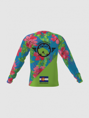 Podiumwear Unisex Silver Long Sleeve Tech Tee - New Fabric 2025!