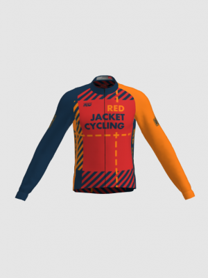Podiumwear Men's Gold Merino Wool Long Sleeve Jersey