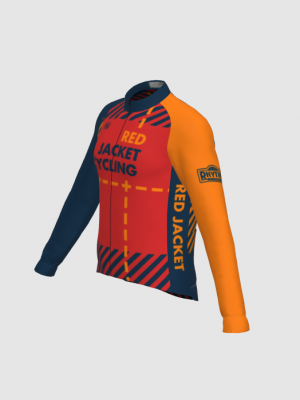 Podiumwear Men's Gold Merino Wool Long Sleeve Jersey